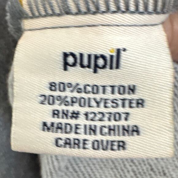 Pupil Los Angeles Clippers Crew Neck Sweatshirt Nylon Sleeves Embroidered Size L - Picture 9 of 10